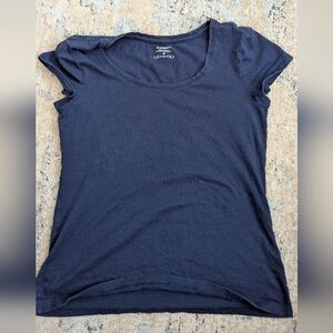Dressbarn Dark Blue Short Sleeve Tee